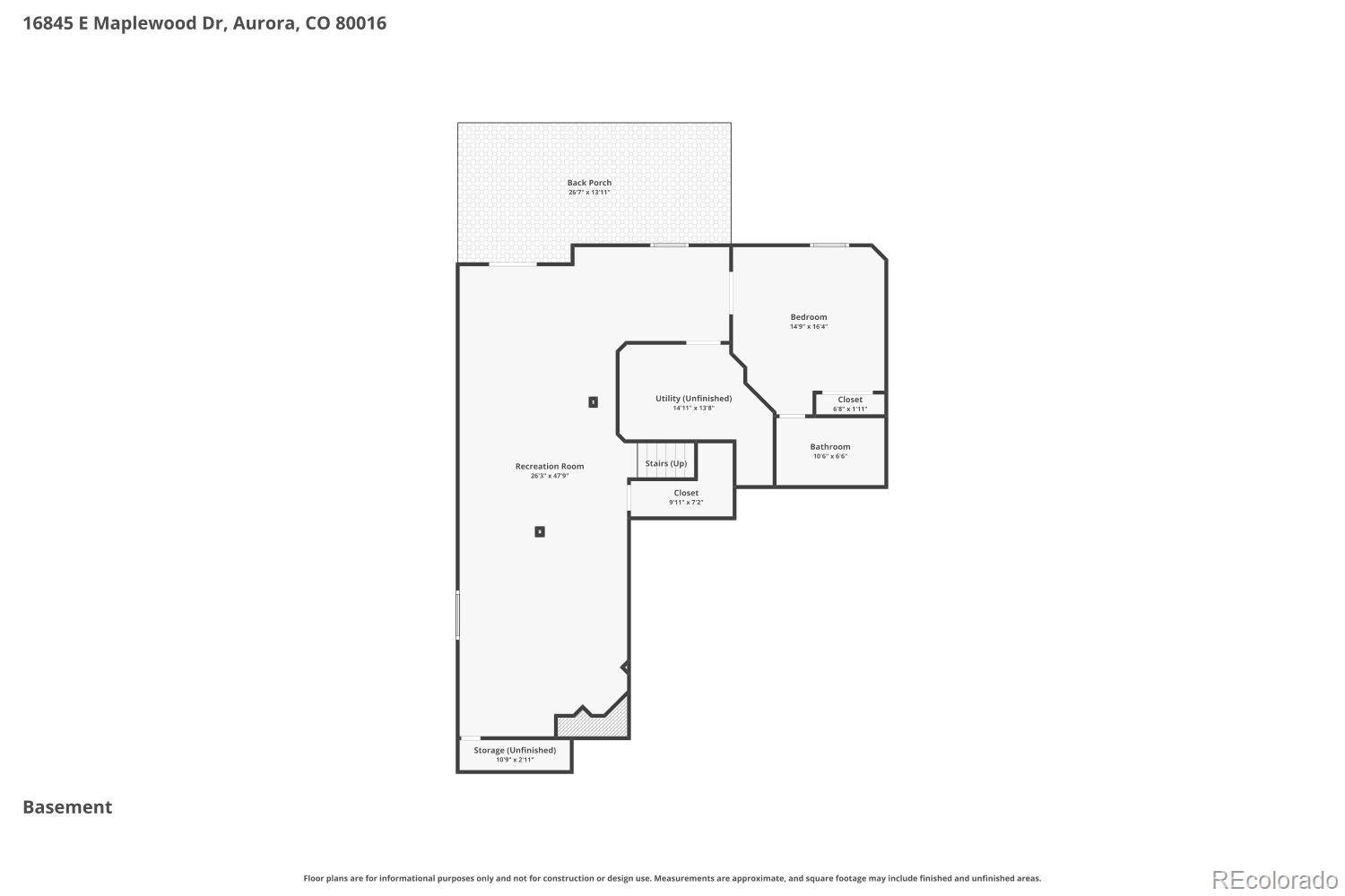 16845 E Maplewood Drive Aurora CO 80016