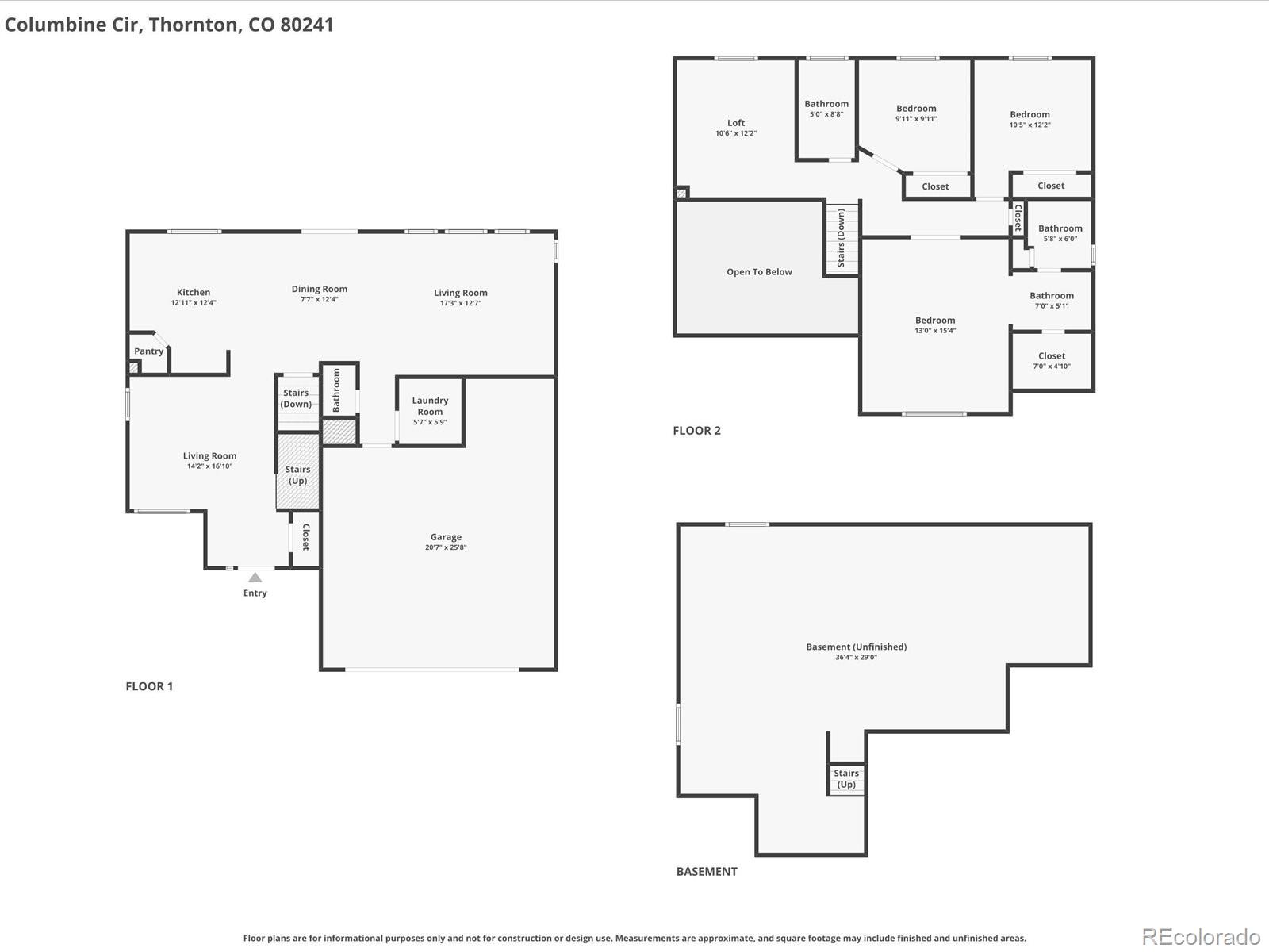 13214 Columbine Circle Thornton CO 80241