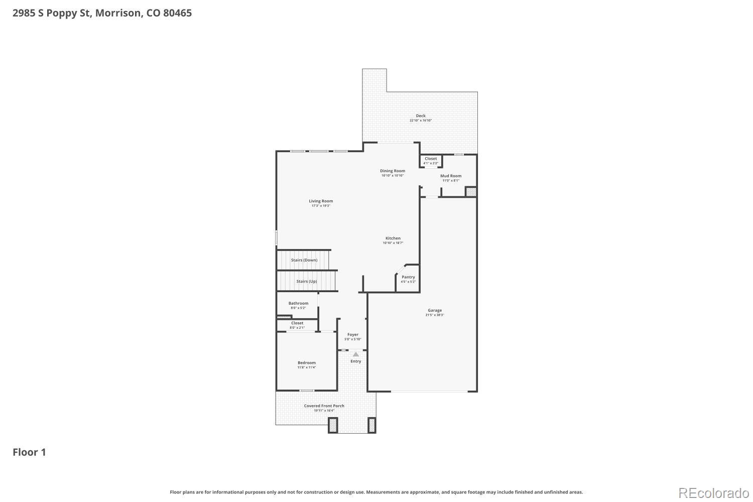 2985 S Poppy Street Morrison CO 80465