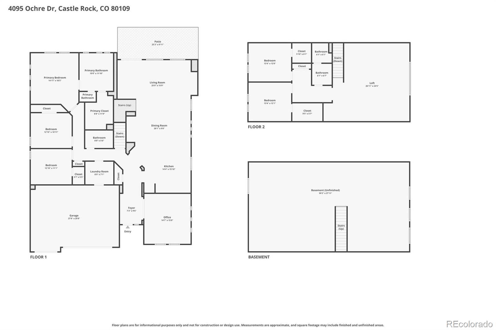 4095 Ochre Drive Castle Rock CO 80109