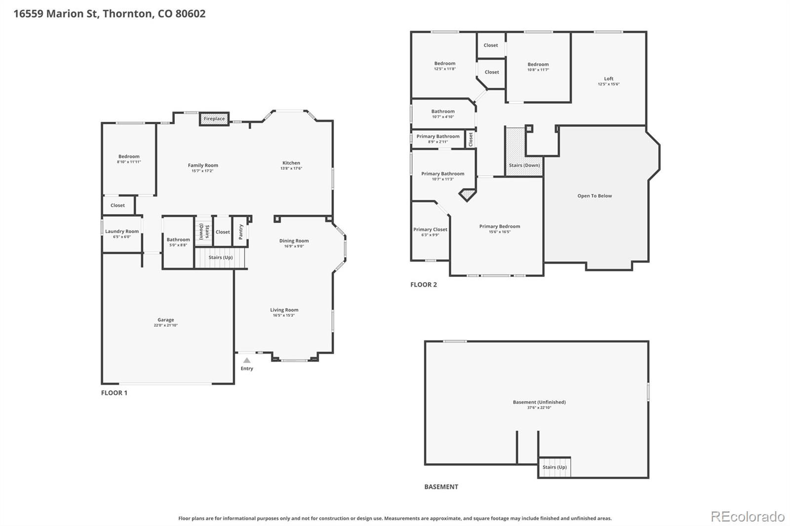 16559 Marion Street Thornton CO 80602