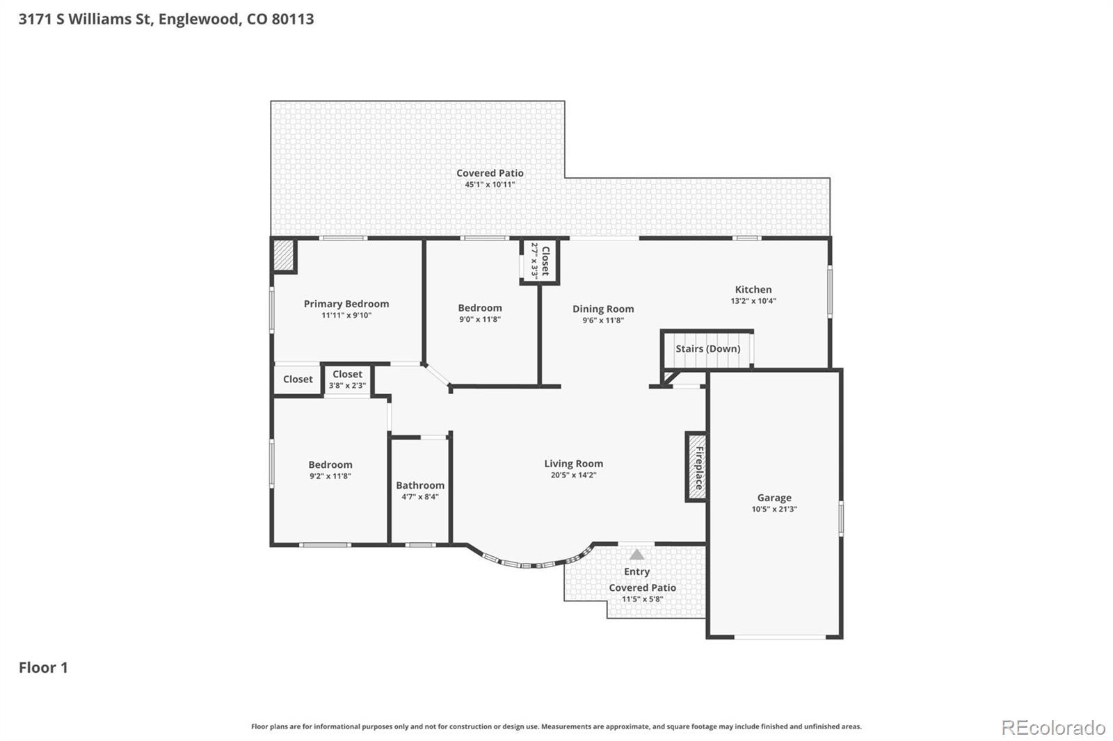 3171 S Williams Street Englewood CO 80113