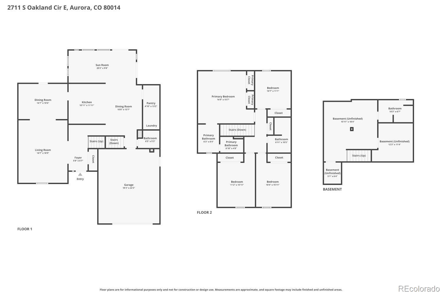 2711 S Oakland Circle E Aurora CO 80014