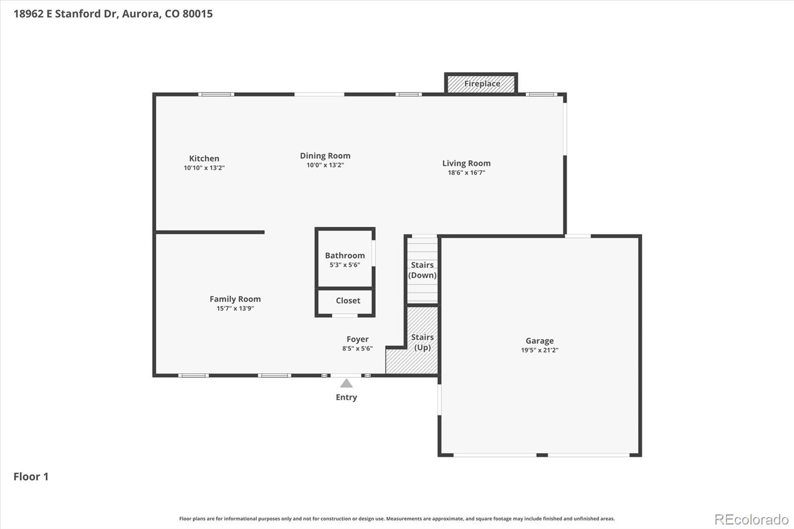 18962 E Stanford Drive Aurora CO 80015