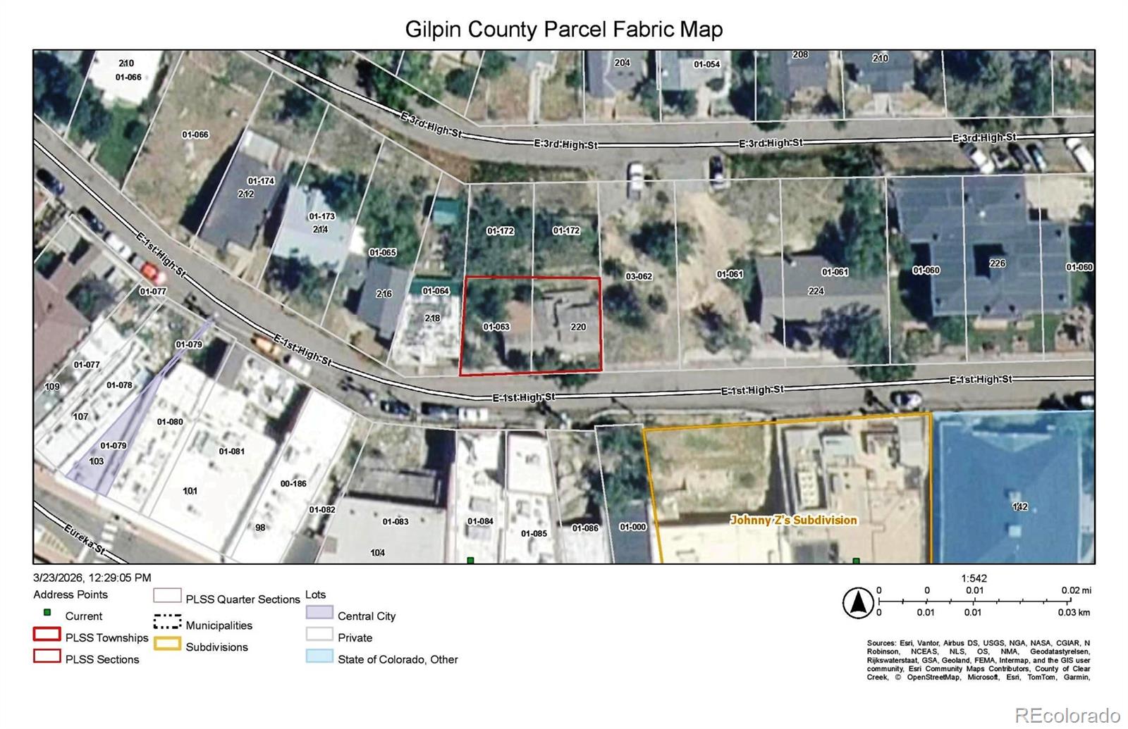 220 E 1st High Street Central City CO 80427
