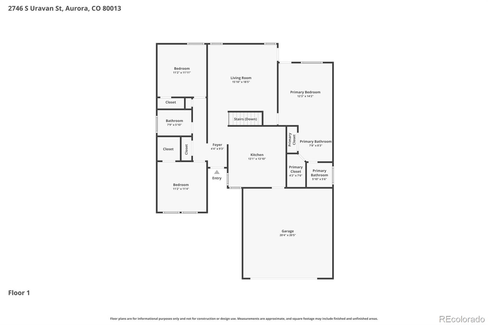 2746 S Uravan Street Aurora CO 80013