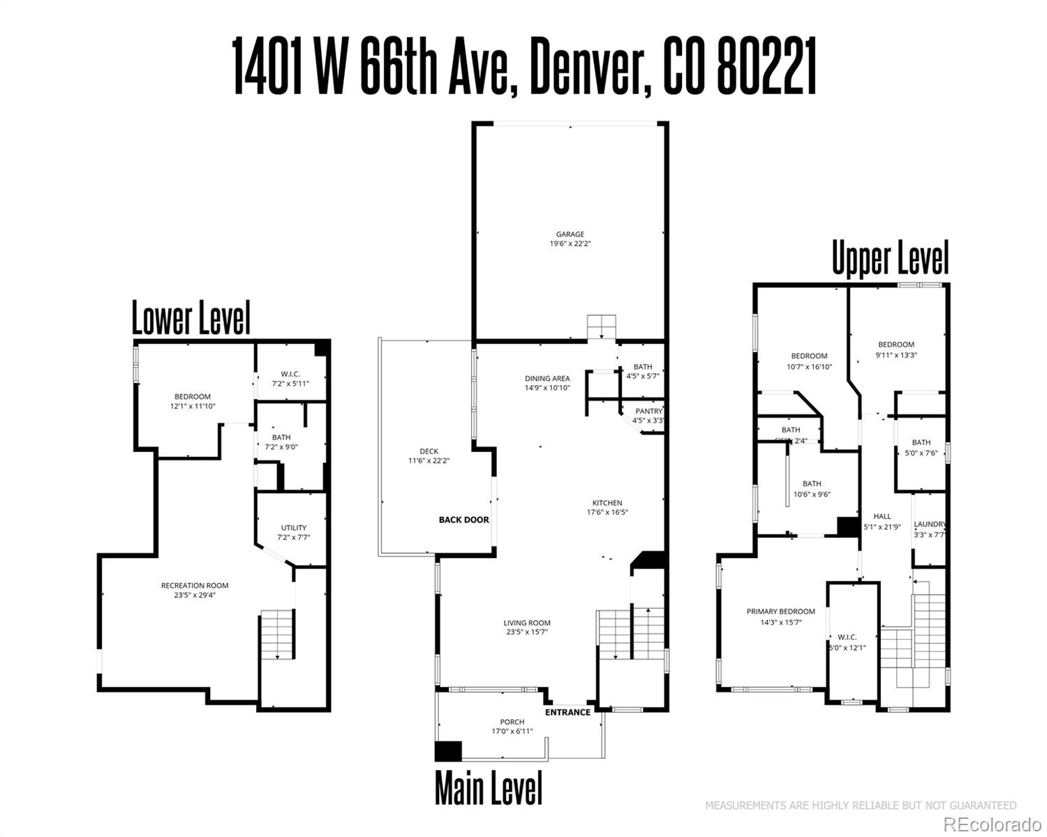1401 W 66th Avenue Denver CO 80221