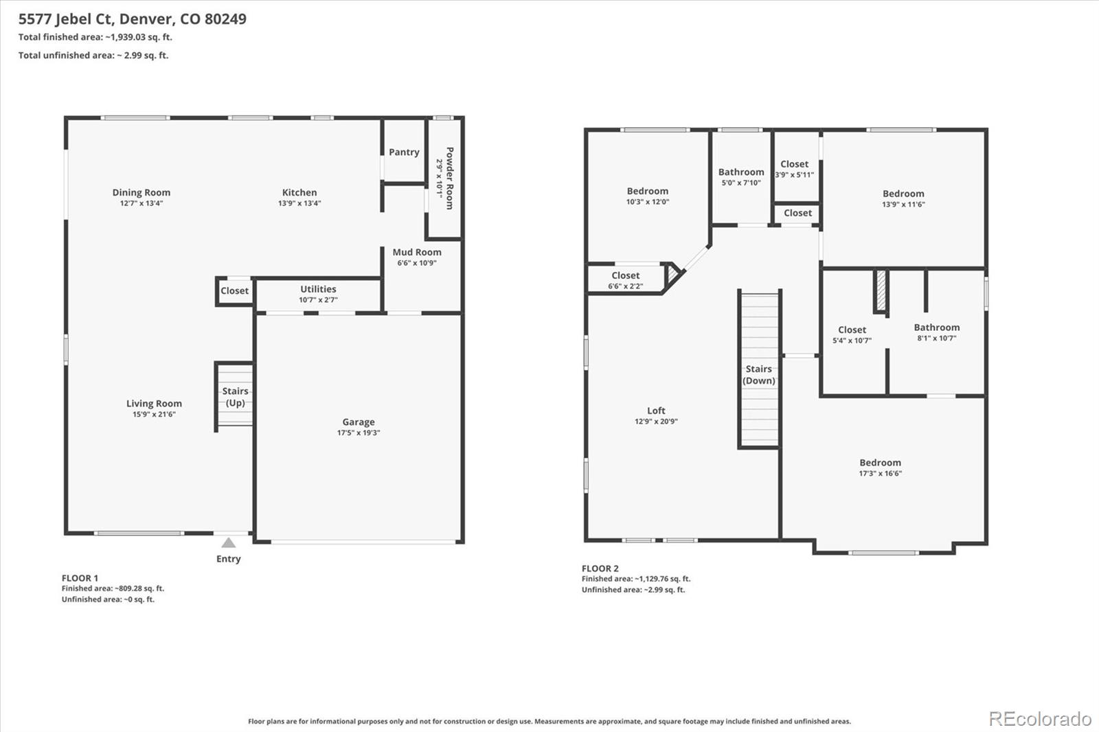 5577 Jebel Court Denver CO 80249