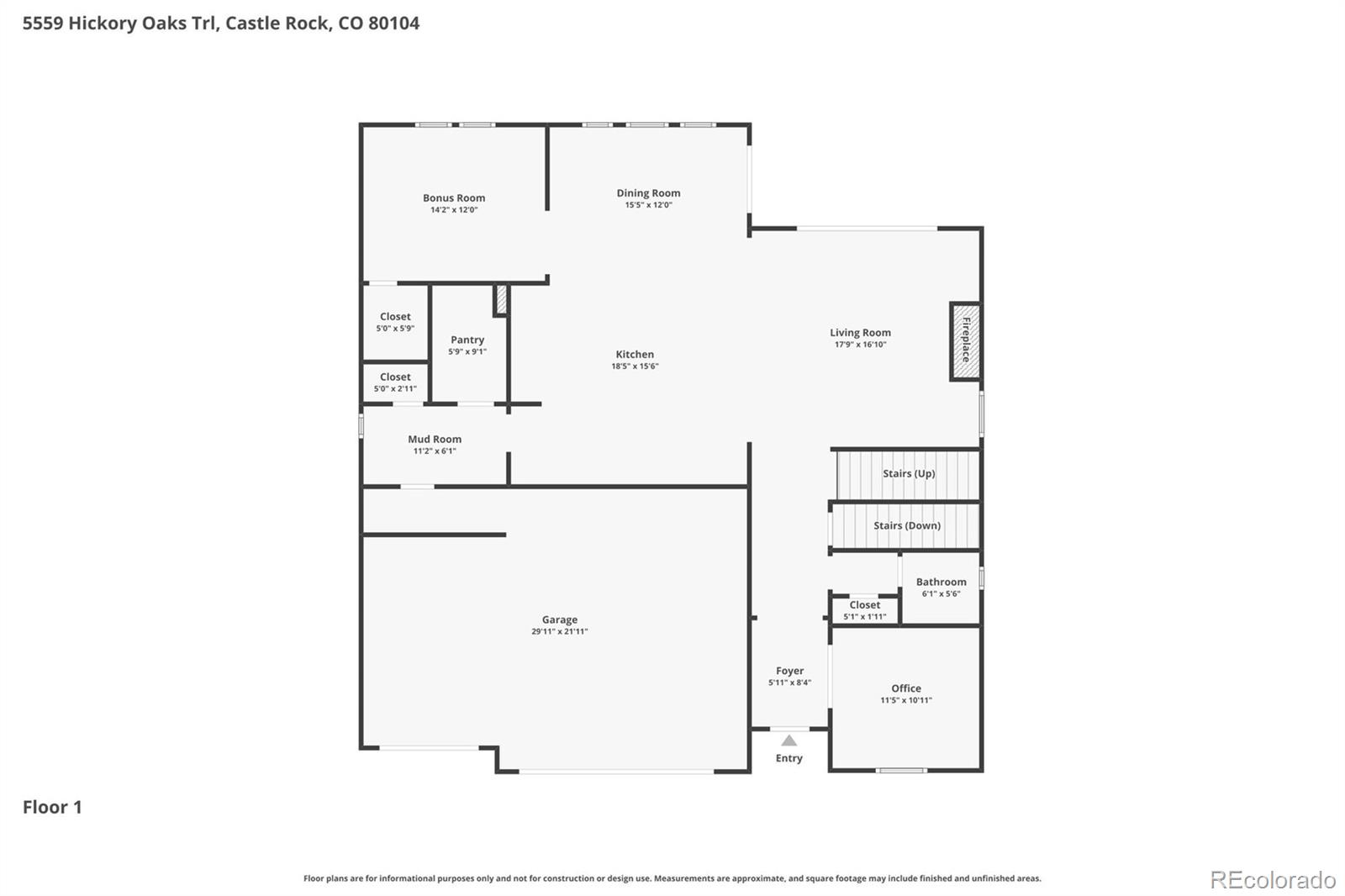 5559 Hickory Oaks Trail Castle Rock CO 80104