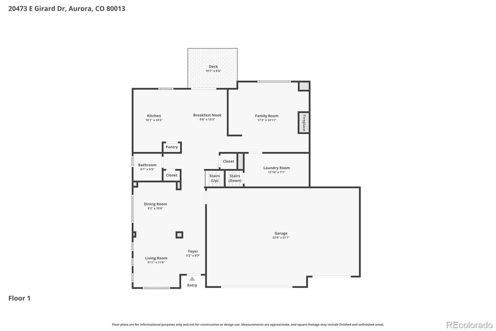 20473 E Girard Drive Aurora CO 80013