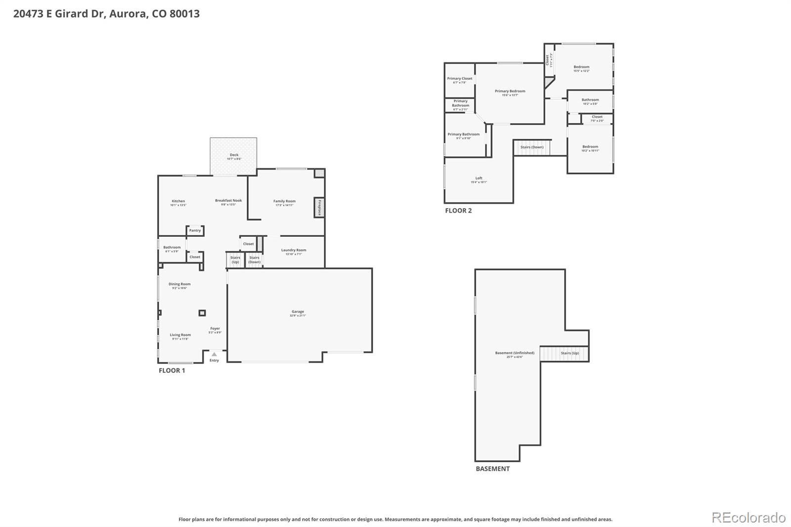 20473 E Girard Drive Aurora CO 80013