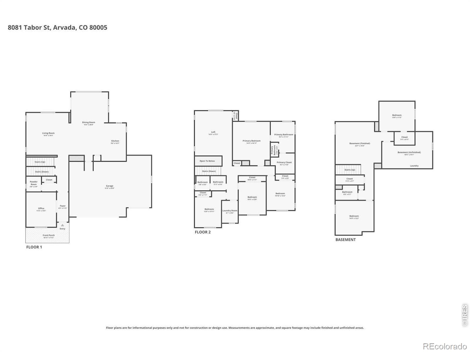 8081 Tabor Street Arvada CO 80005