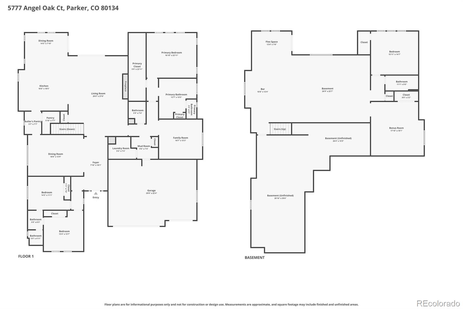 5777 Angel Oak Court Parker CO 80134