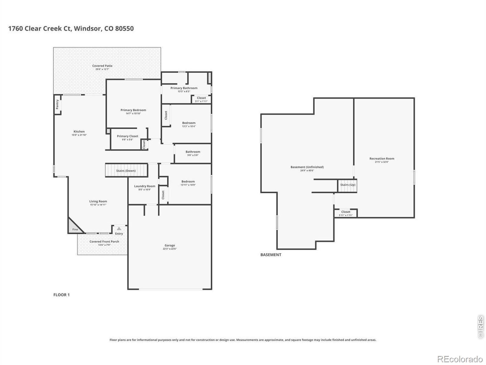 1760 Clear Creek Court Windsor CO 80550