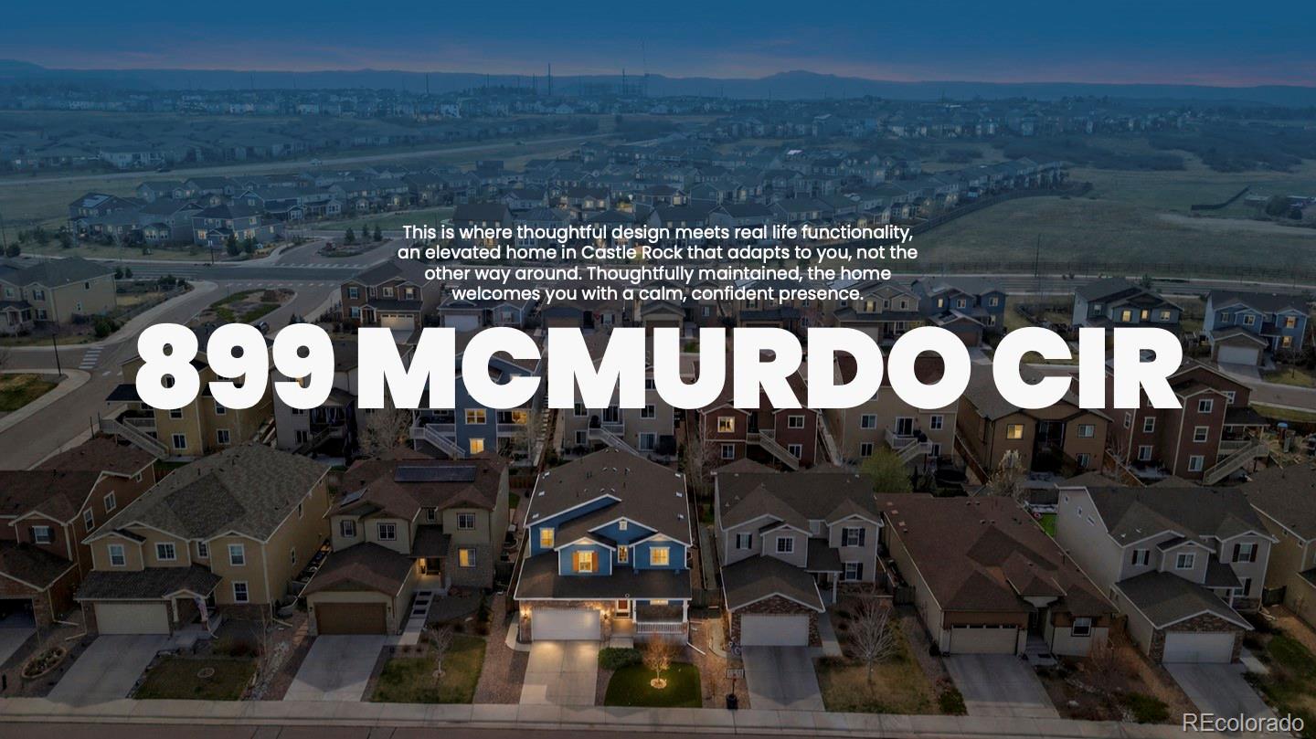 899 Mcmurdo Circle Castle Rock CO 80108