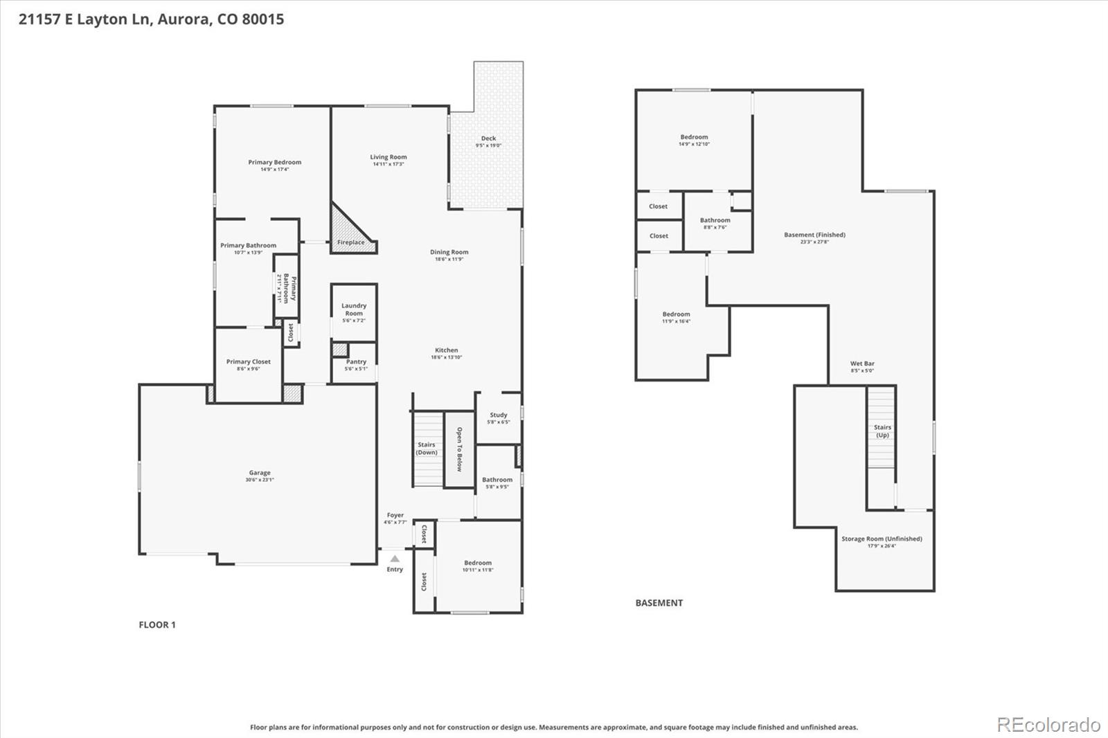 21157 E Layton Lane Aurora CO 80015