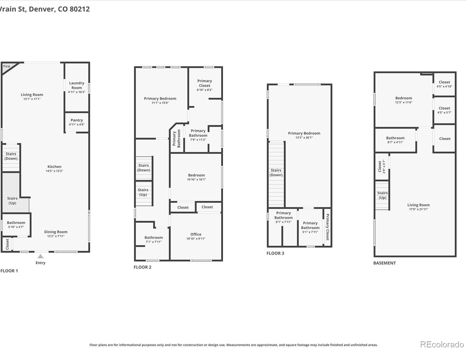 4579 Vrain Street Denver CO 80212