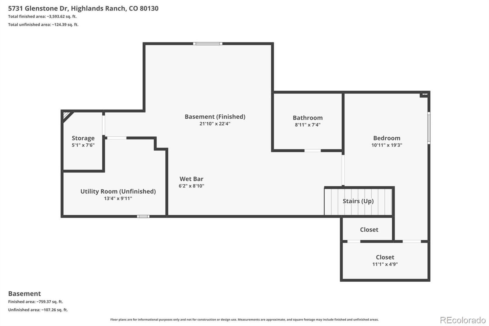 5731 Glenstone Drive Highlands Ranch CO 80130
