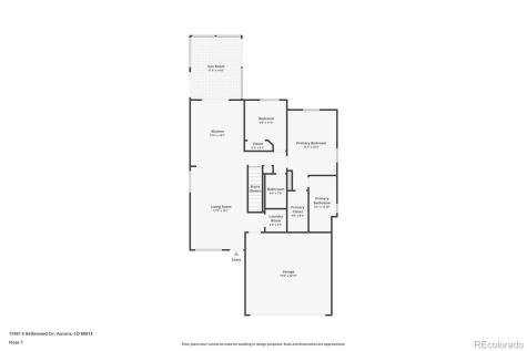 17461 E Bellewood Circle Aurora CO 80015