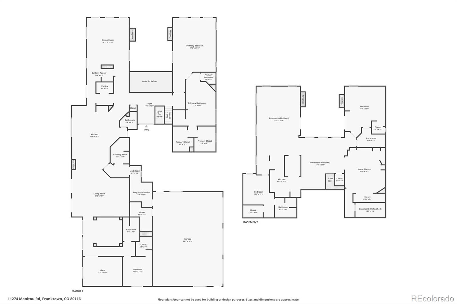 11274 E Manitou Road Franktown CO 80116