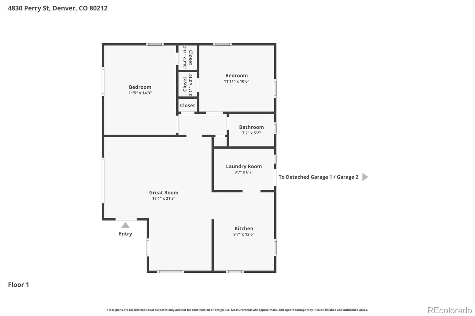4830 Perry Street Denver CO 80212