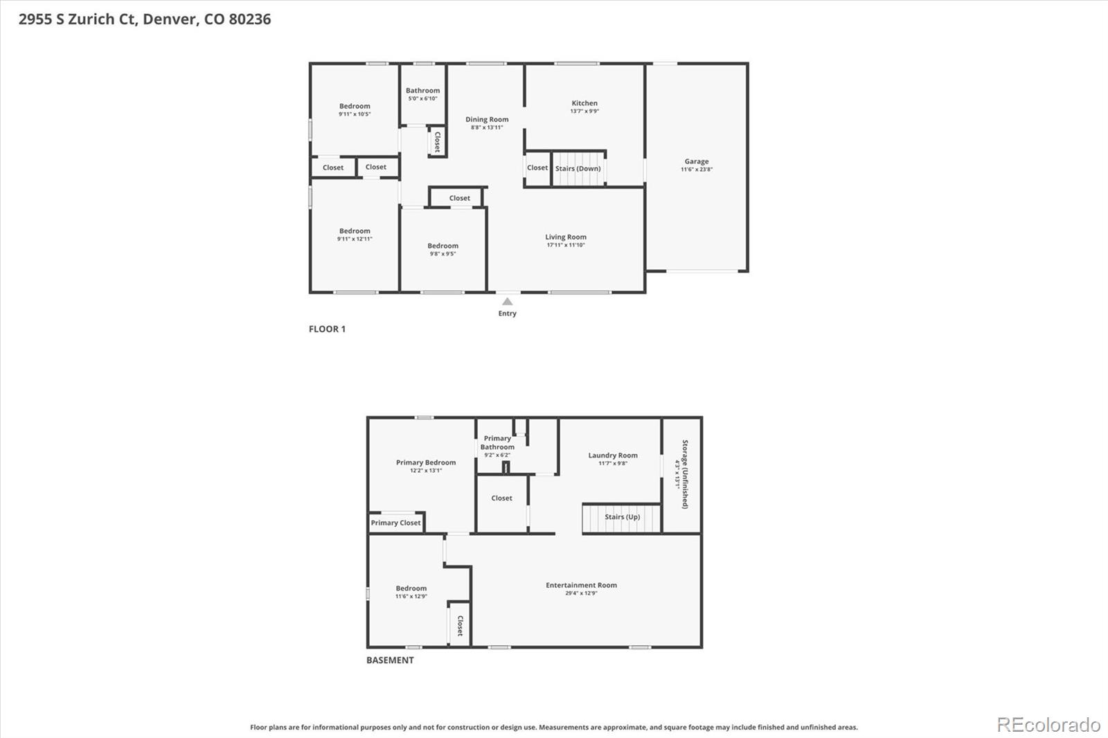 2955 S Zurich Court Denver CO 80236