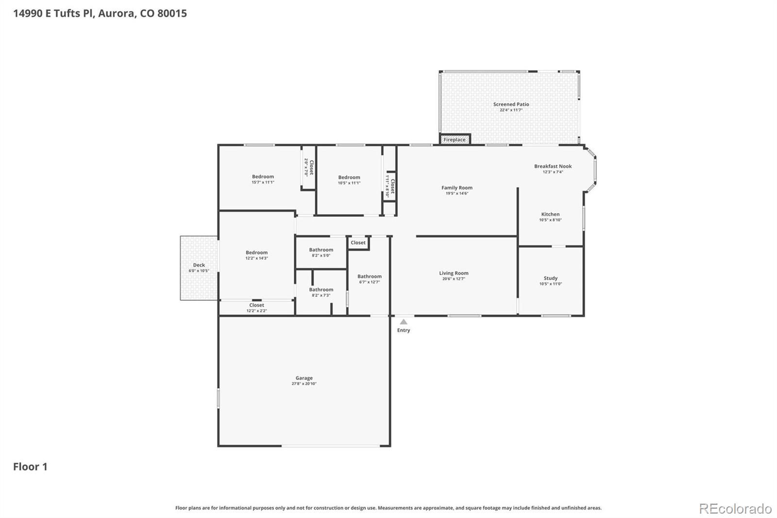 14990 E Tufts Place Aurora CO 80015