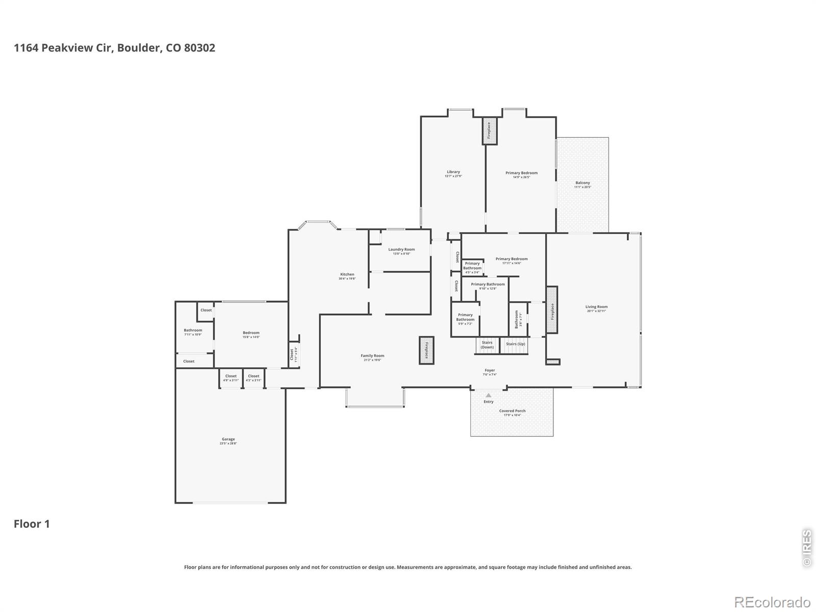 1164 Peakview Circle Boulder CO 80302