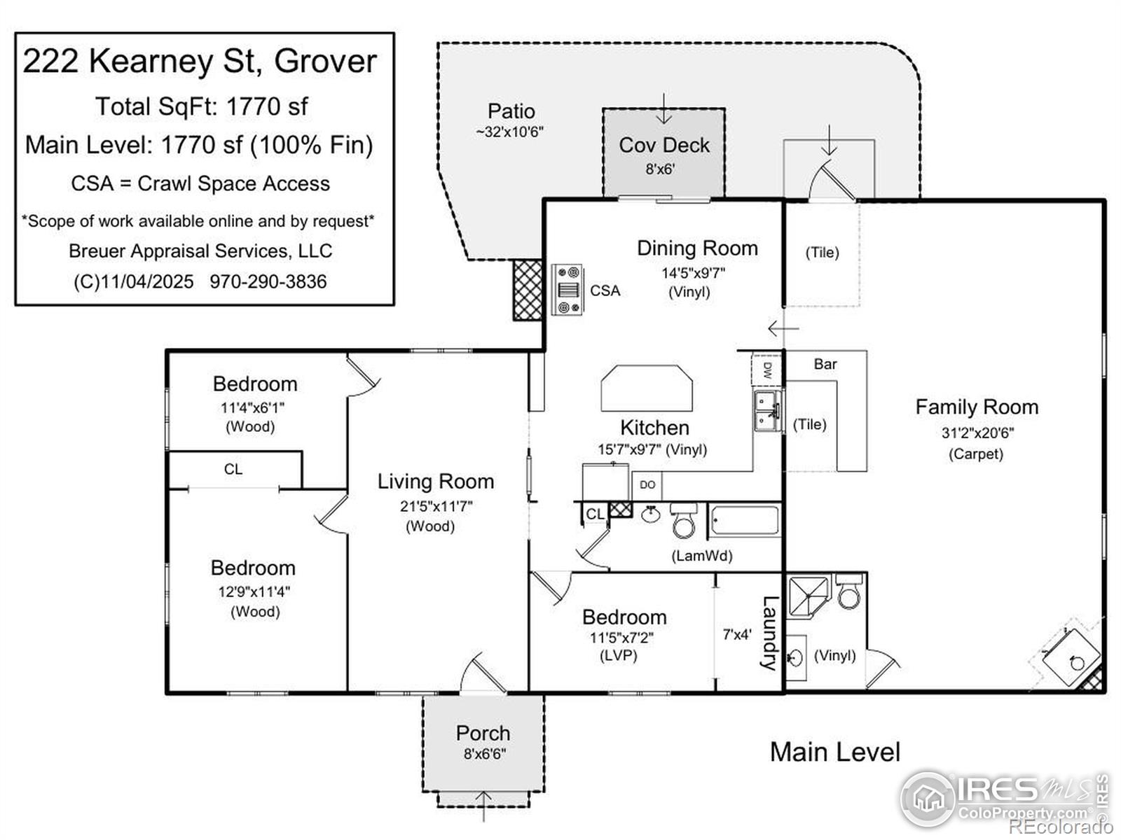 222 S Kearney Street Grover CO 80729