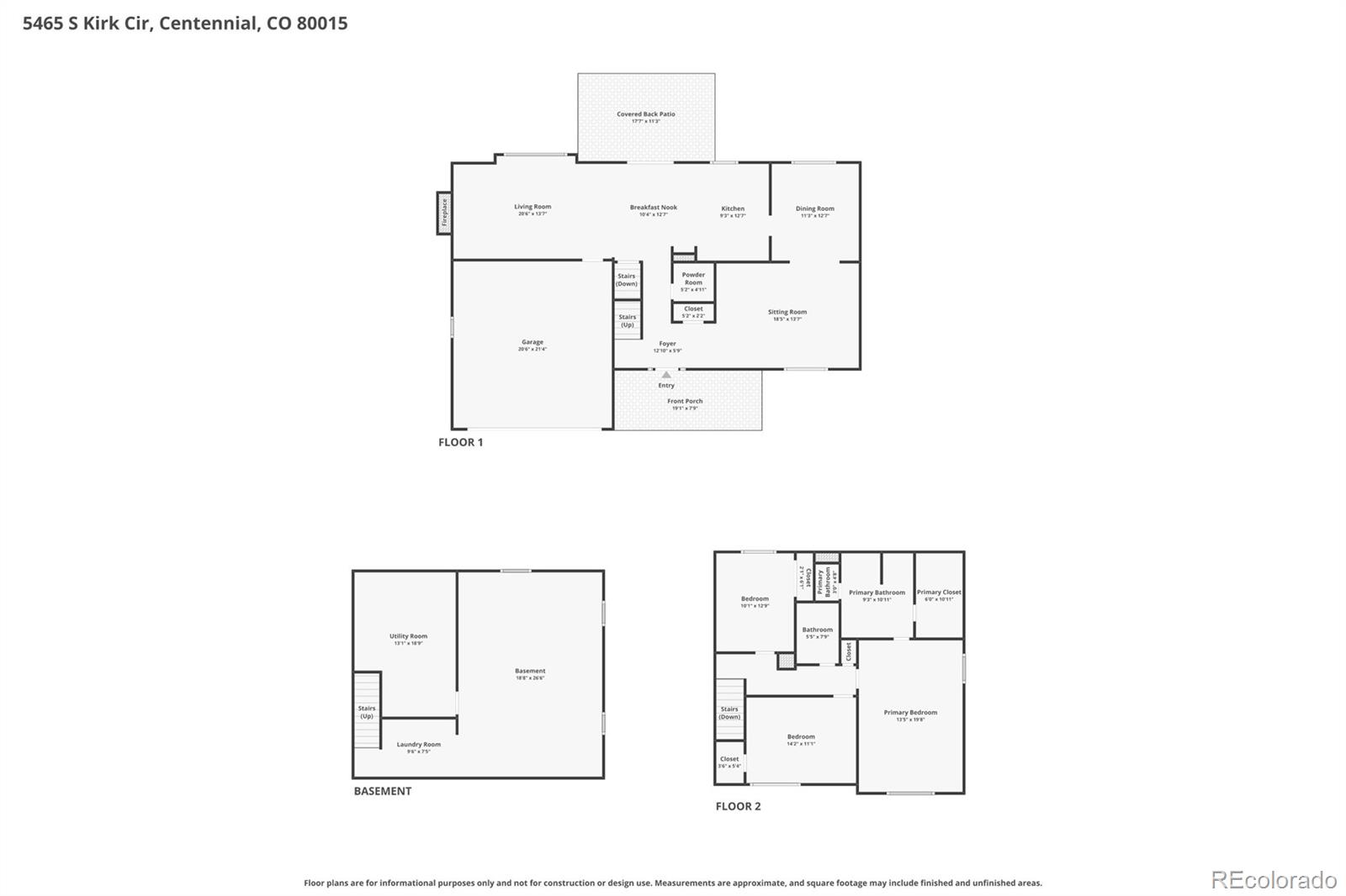 5465 S Kirk Circle Centennial CO 80015