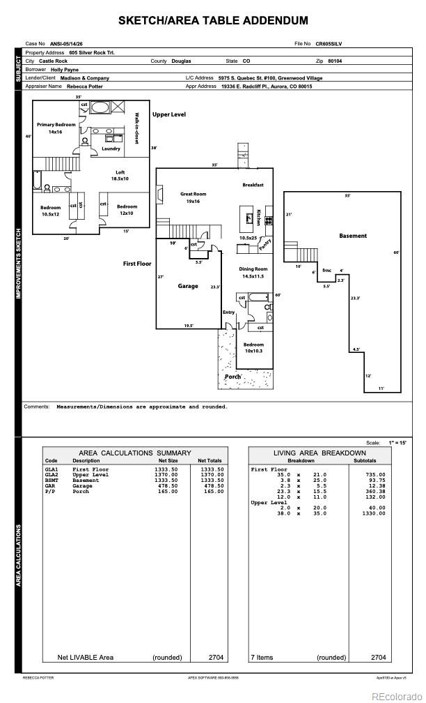 605 Silver Rock Trail Castle Rock CO 80104