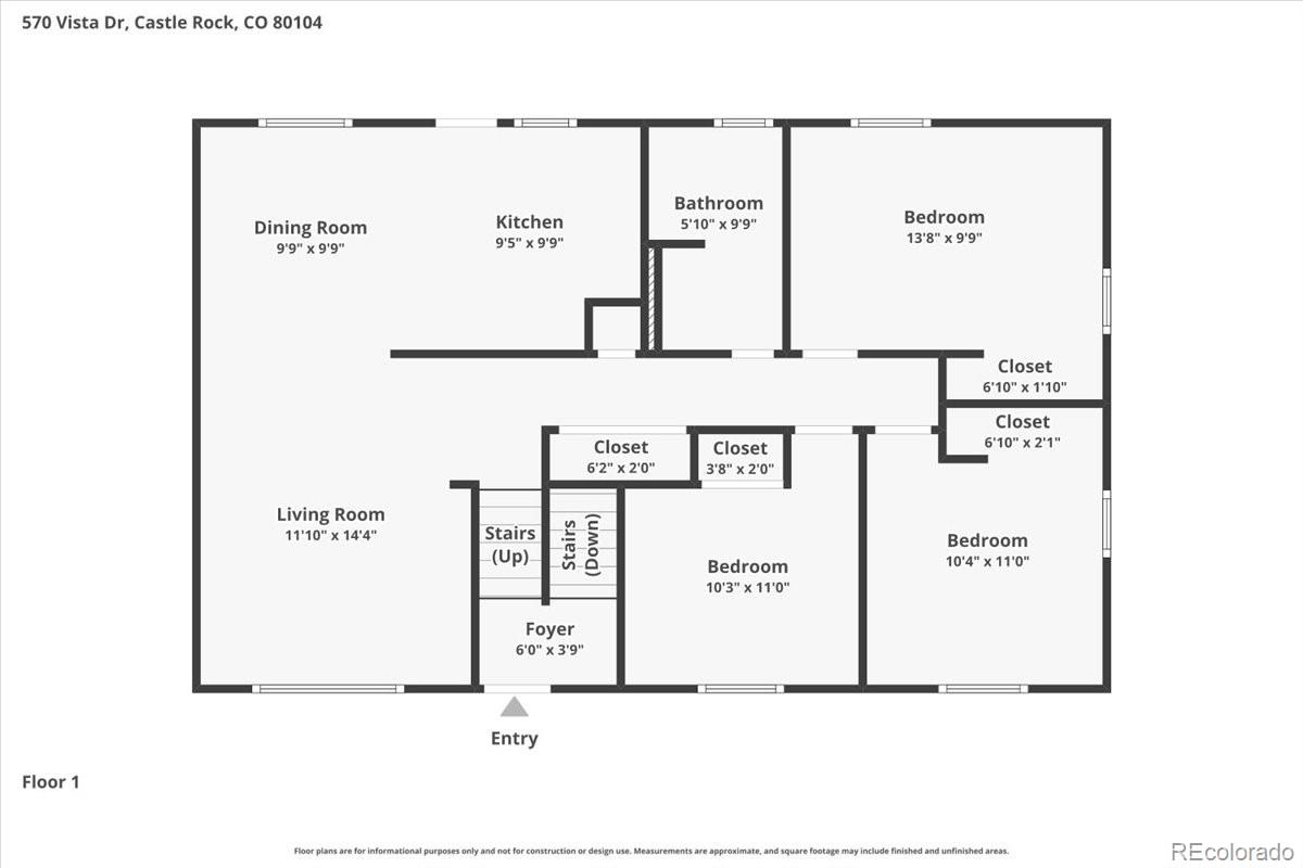 570 Vista Drive Castle Rock CO 80104