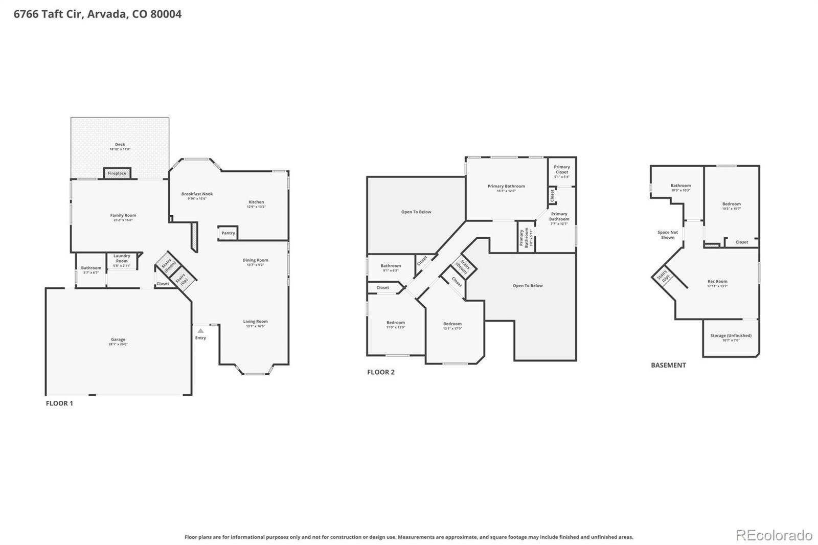 6766 Taft Circle Arvada CO 80004