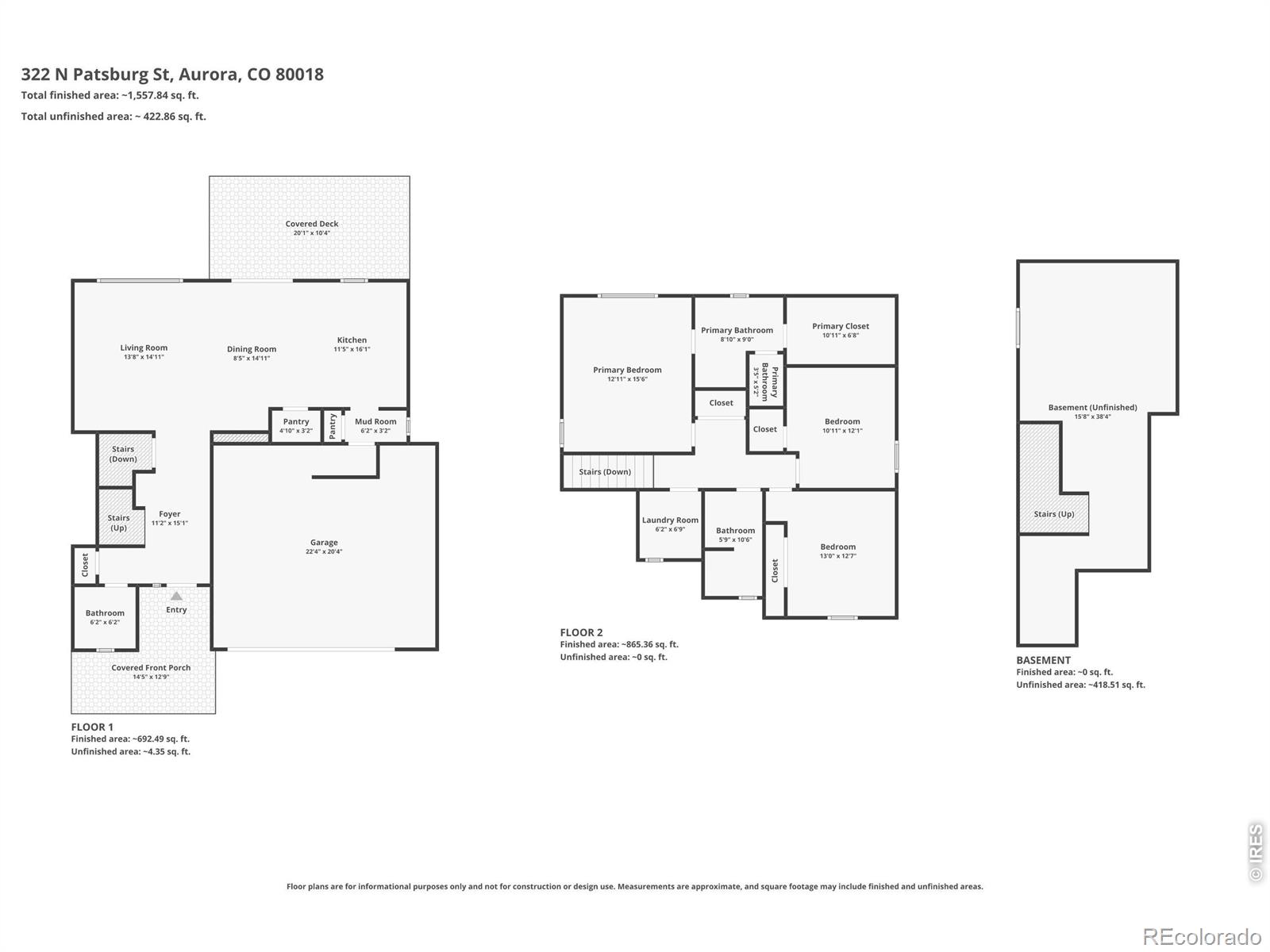 322 N Patsburg Street Aurora CO 80018