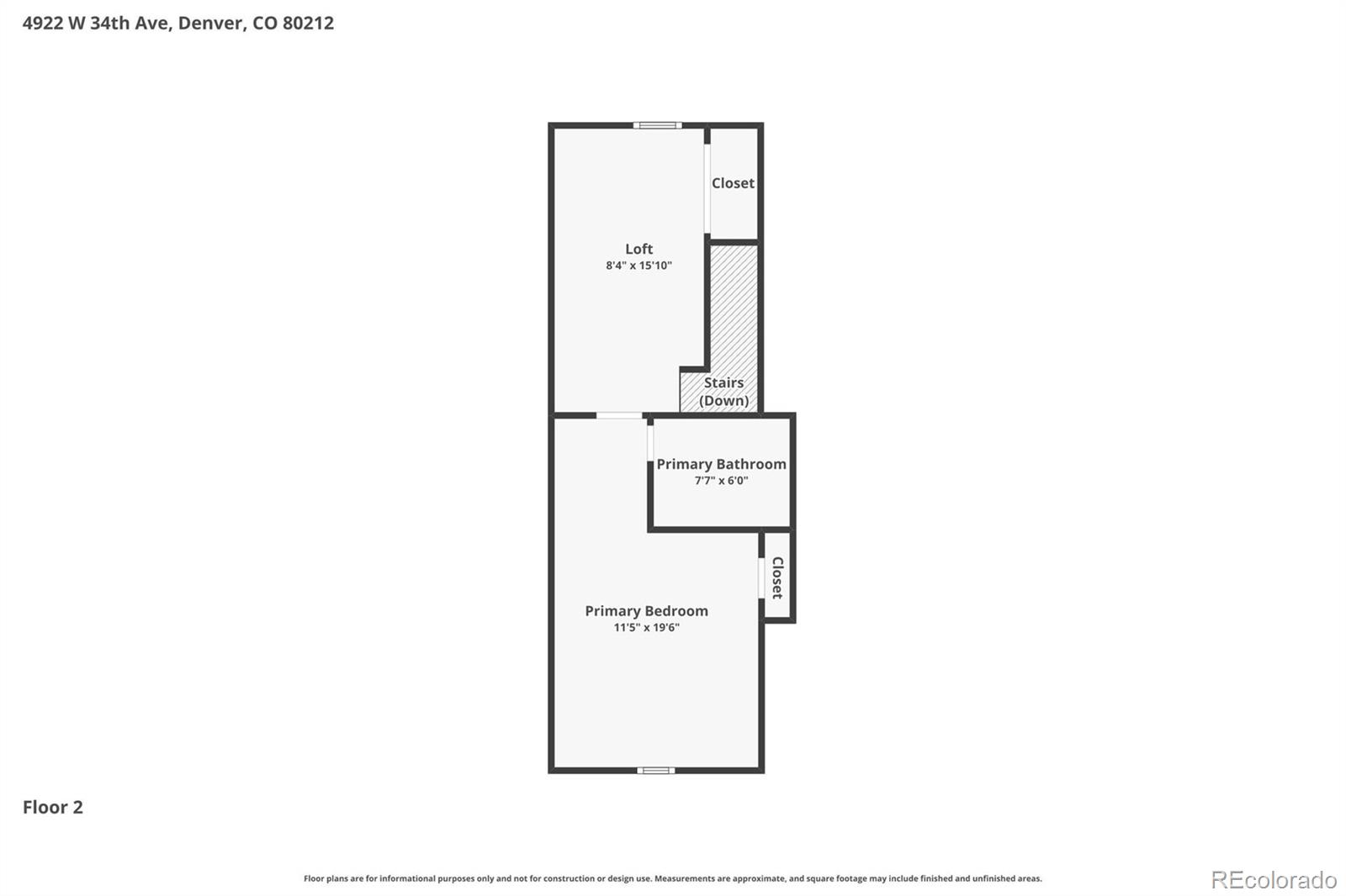 4922 W 34th Avenue Denver CO 80212