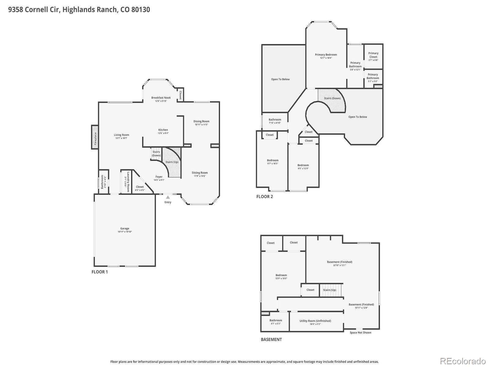 9358 Cornell Circle Highlands Ranch CO 80130