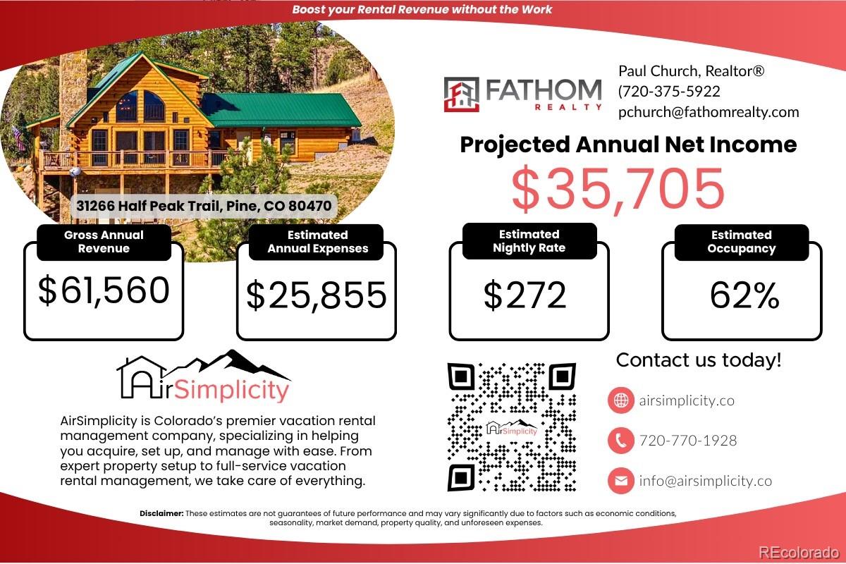 31266 Half Peak Trail Pine CO 80470