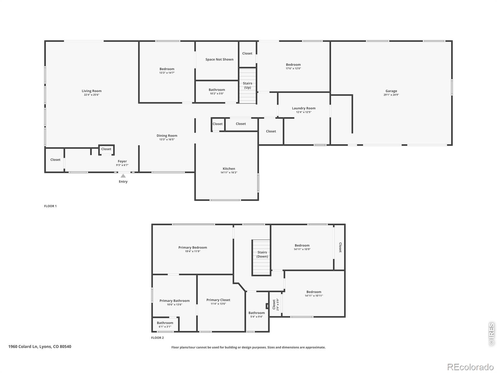 1960 Colard Lane Lyons CO 80540