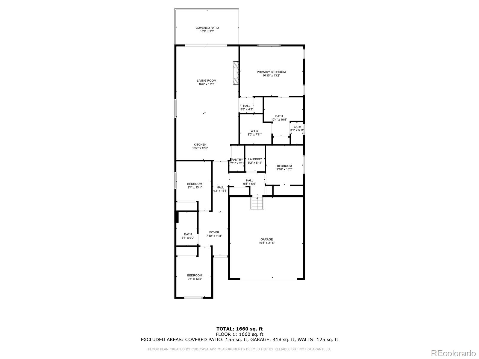 180 N Edge Cliff Street Castle Rock CO 80104