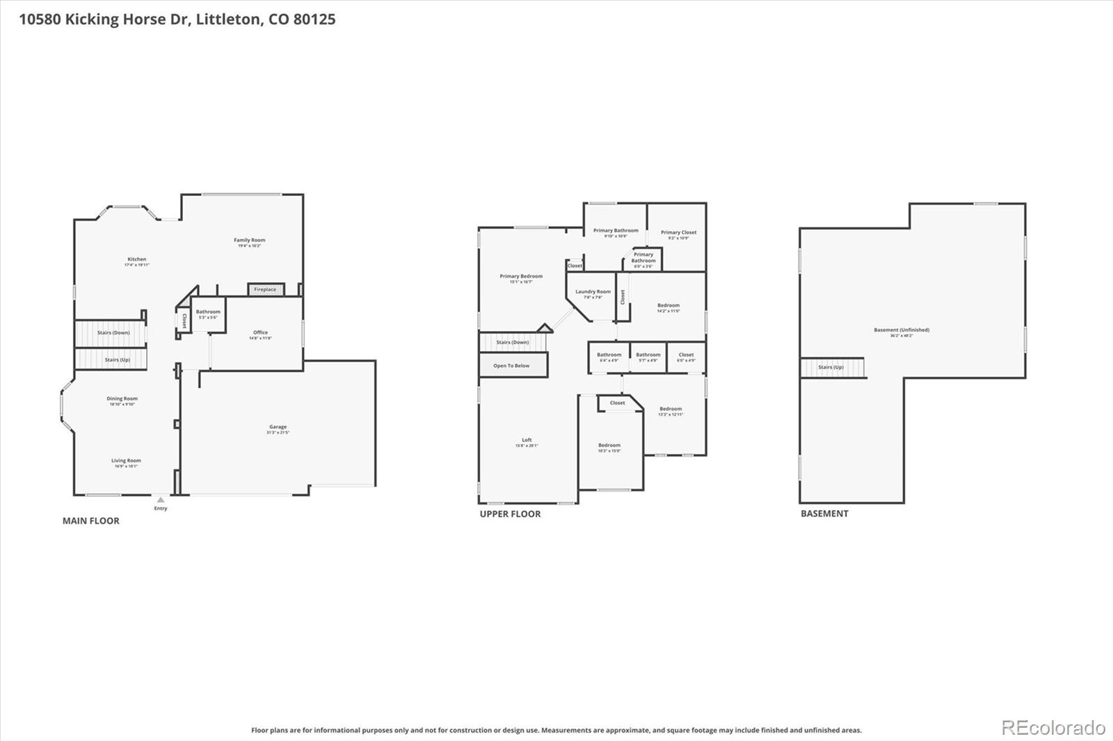 10580 Kicking Horse Drive Littleton CO 80125