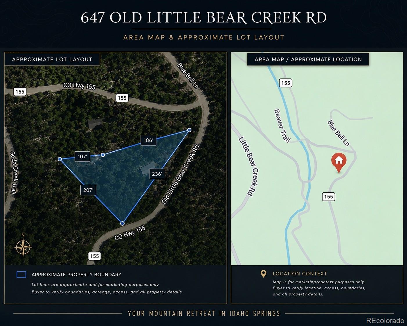 647 Old Little Bear Creek Road Idaho Springs CO 80452