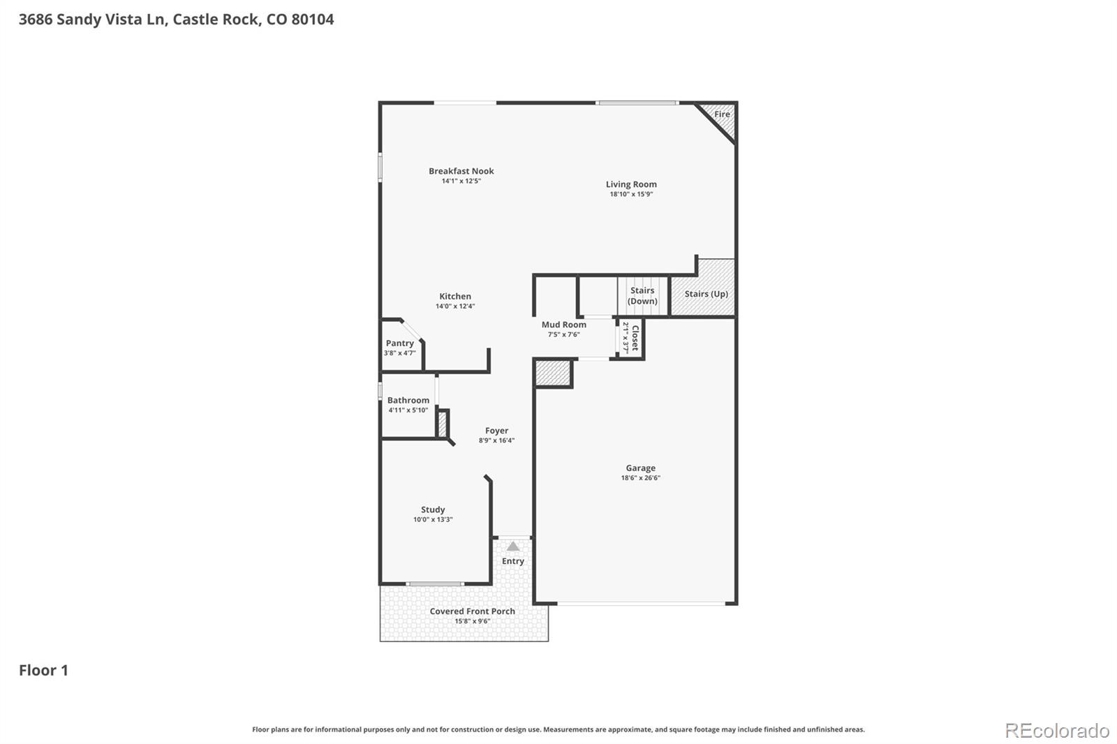 3686 Sandy Vista Lane Castle Rock CO 80104