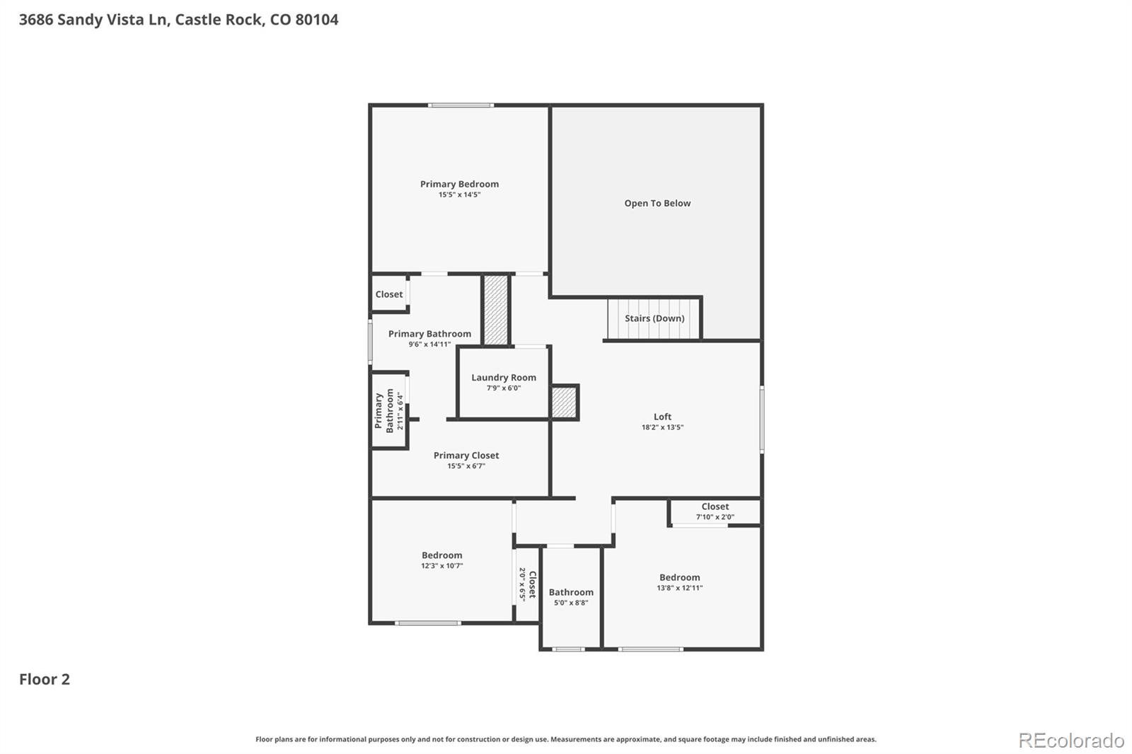 3686 Sandy Vista Lane Castle Rock CO 80104