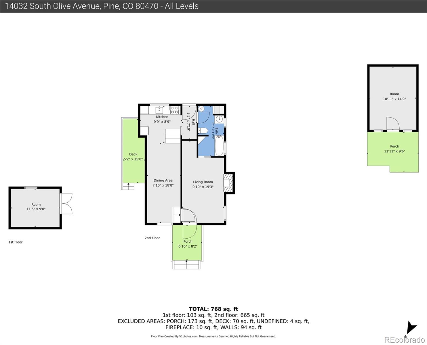 14032 S Olive Avenue Pine CO 80470