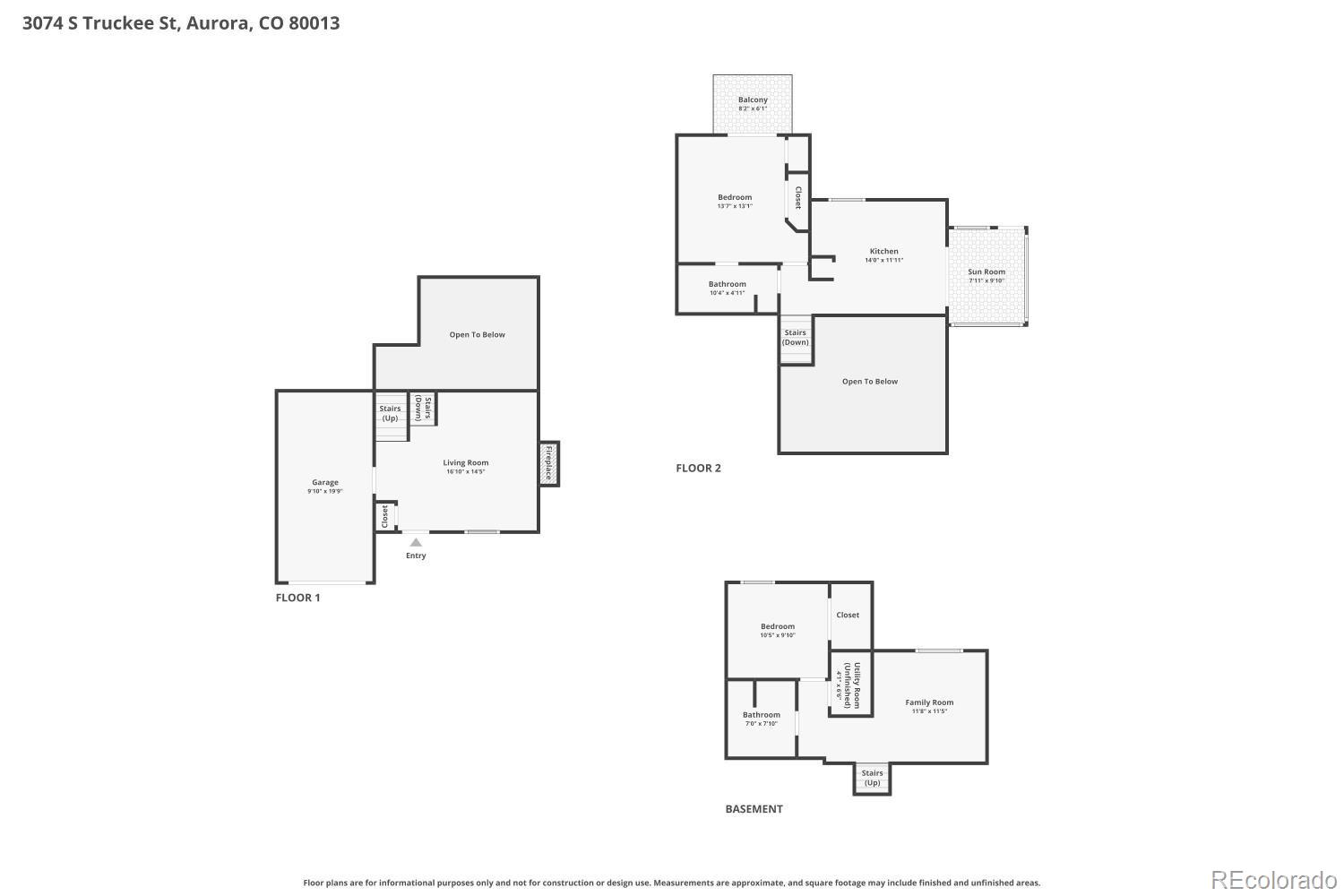 3074 S Truckee Street Aurora CO 80013