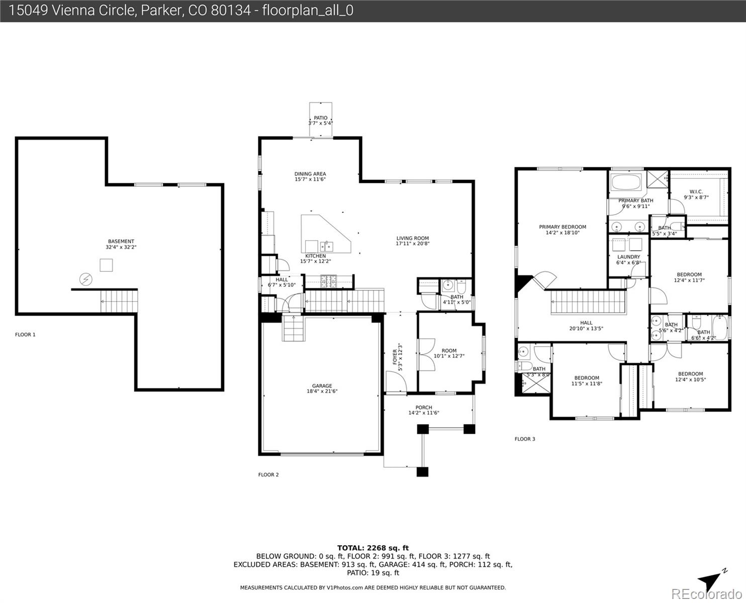 15049 Vienna Circle Parker CO 80134