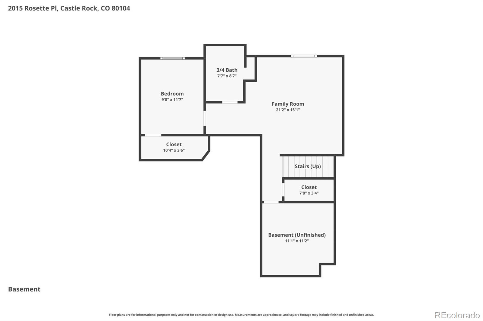 2015 Rosette Place Castle Rock CO 80104