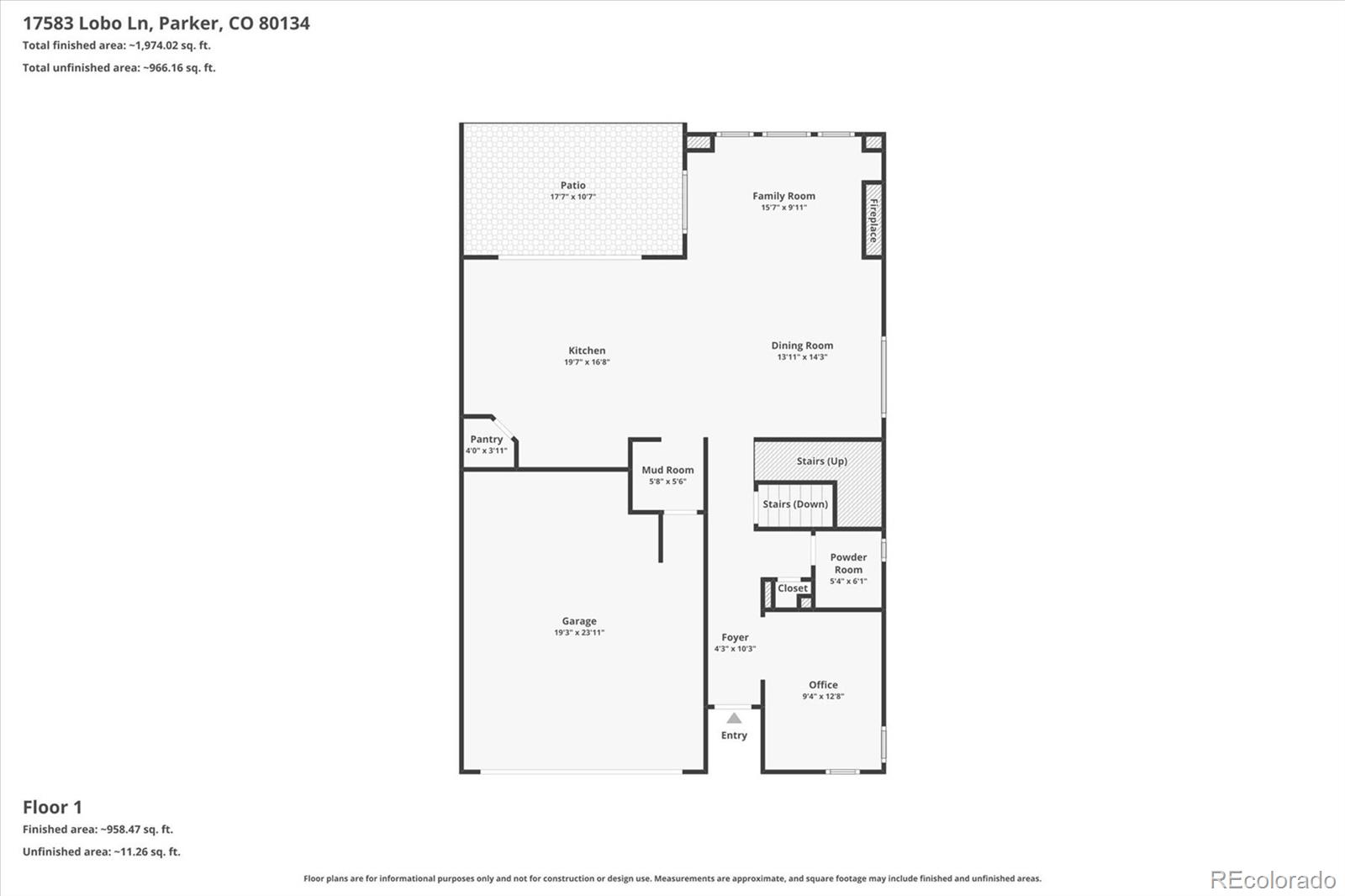17583 Lobo Lane Parker CO 80134