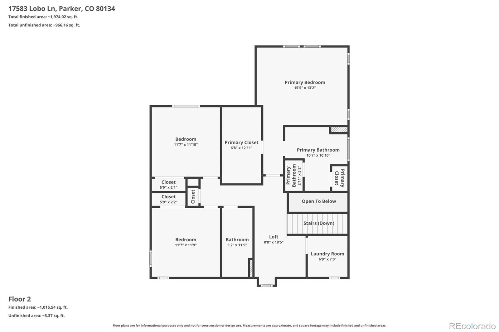 17583 Lobo Lane Parker CO 80134