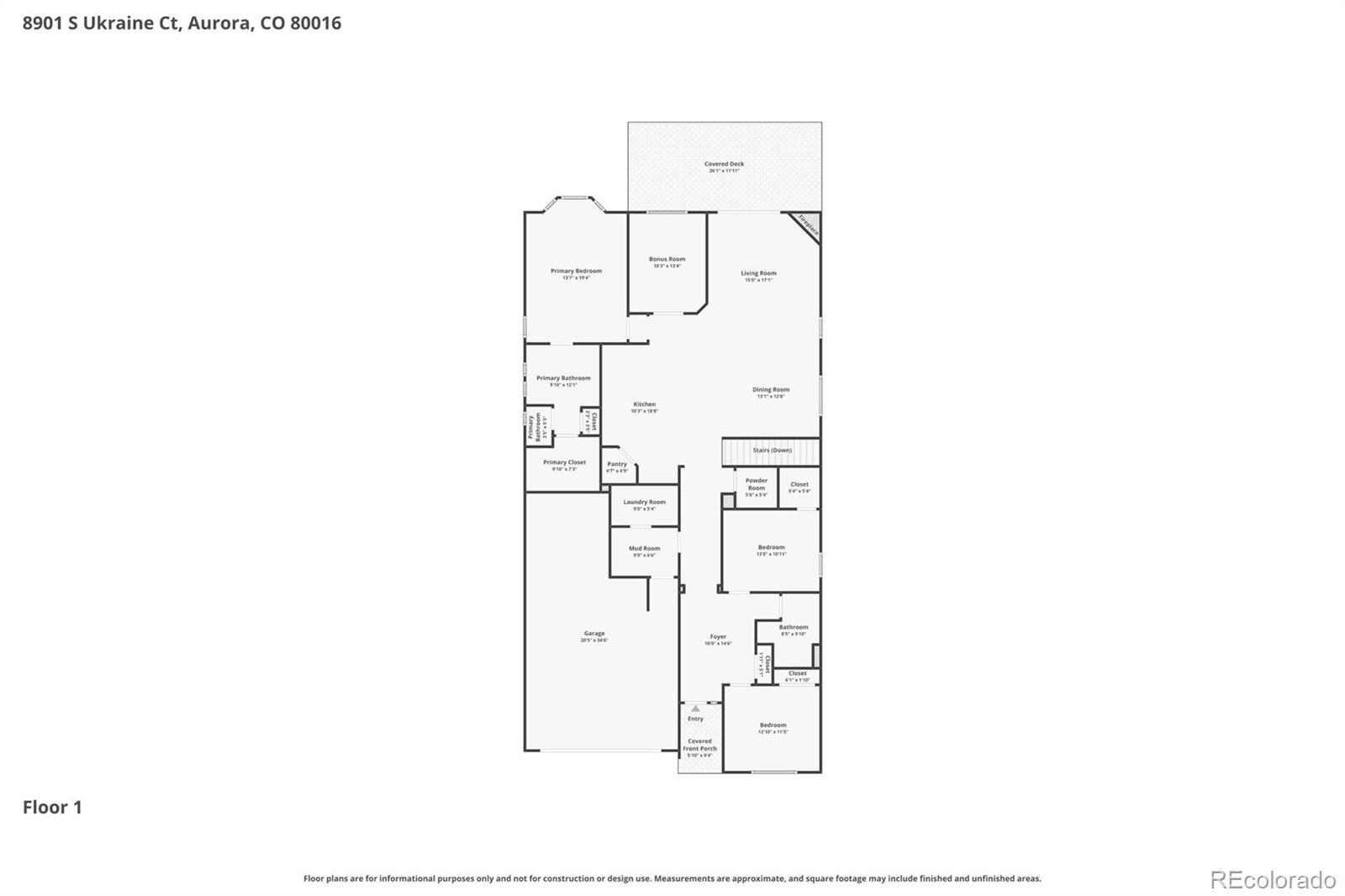 8901 S Ukraine Court Aurora CO 80016
